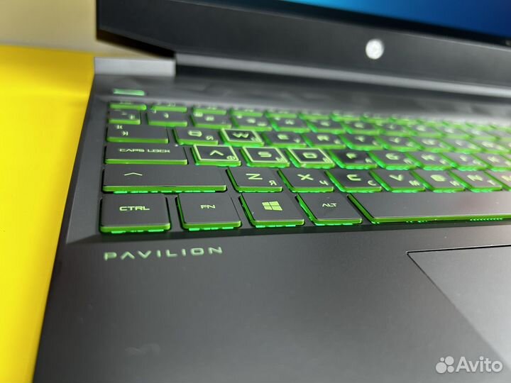 Игровой ноутбук HP ryzen 5 4600 + 1650ti