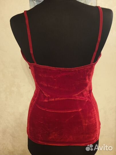 Топ корсет бархатный новый