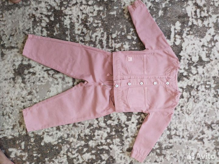 Джинсовый костюм для девочки