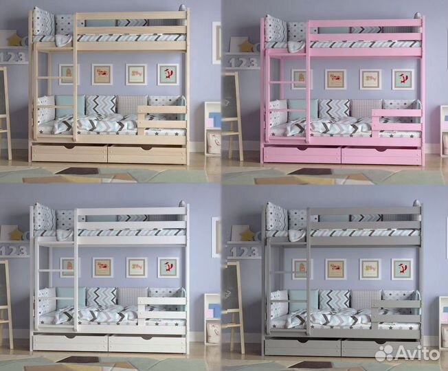 Двухъярусная кровать с доставкой
