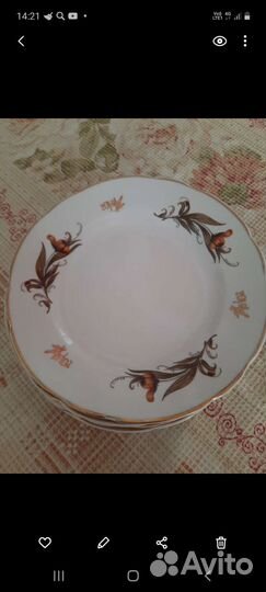 Тарелки закусочные новые
