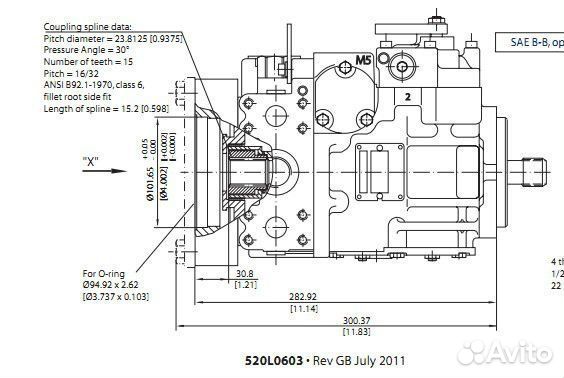 Регулятор для гидронасоса Sauer Danfoss 90R/L100