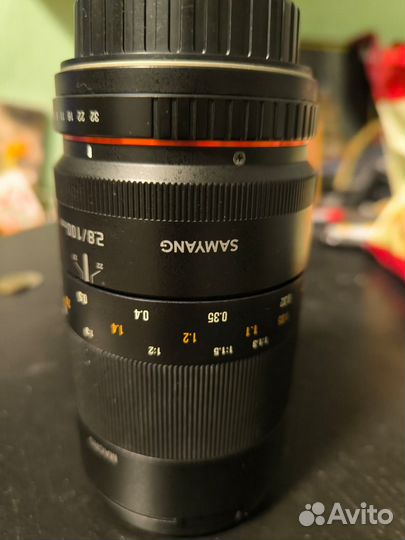 Объектив Samyang f2.8/100mm macro Canon EF