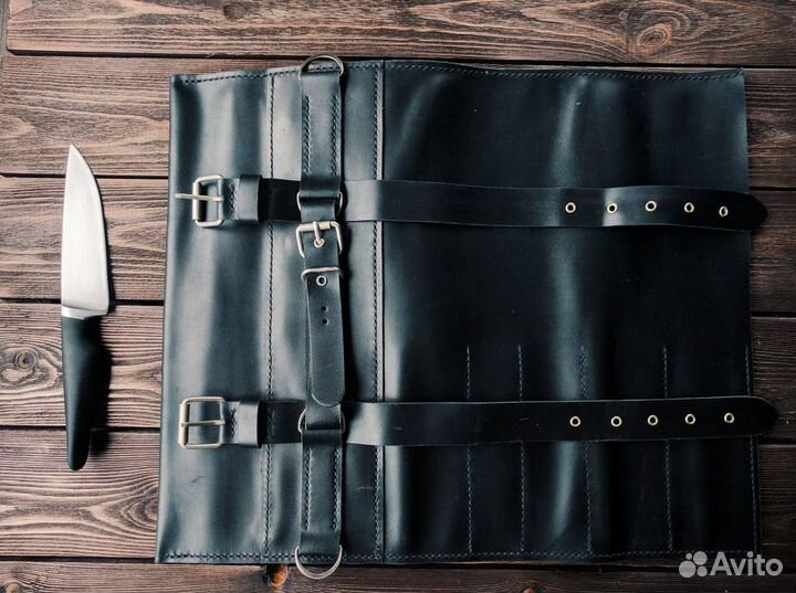 Скрутки для ножей из натуральной кожи