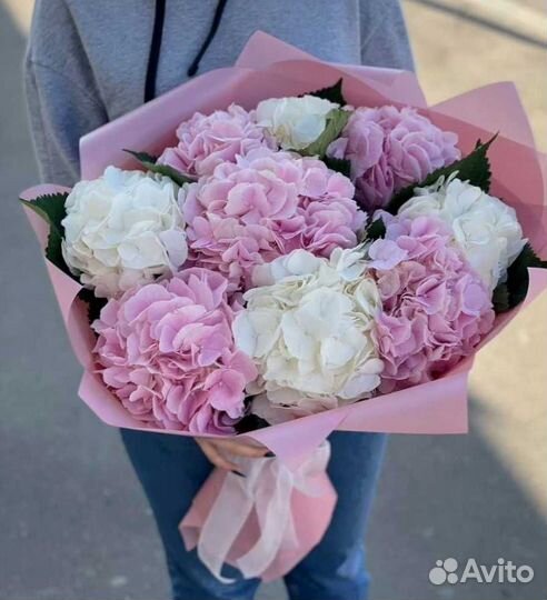 Букет цветов Гортензия