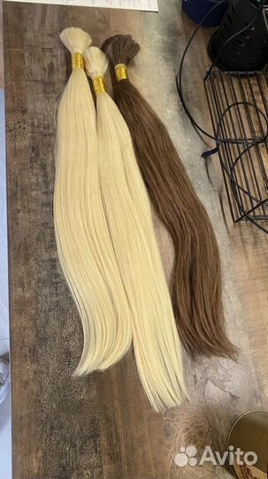 Продам натуральные волосы для наращивания 55 см
