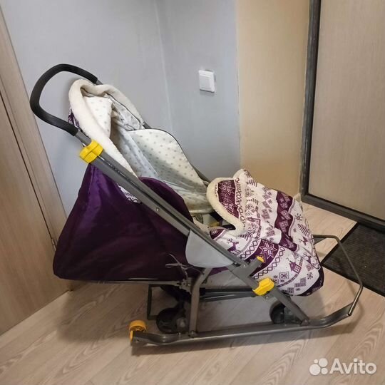 Санки коляска ника