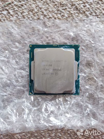 Процессор Intel core i3 8100