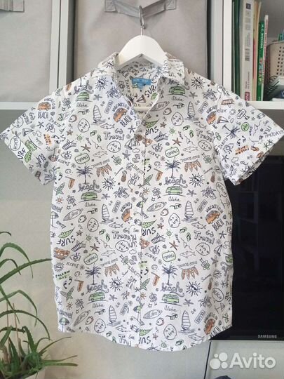 Рубашка на мальчика 128-140