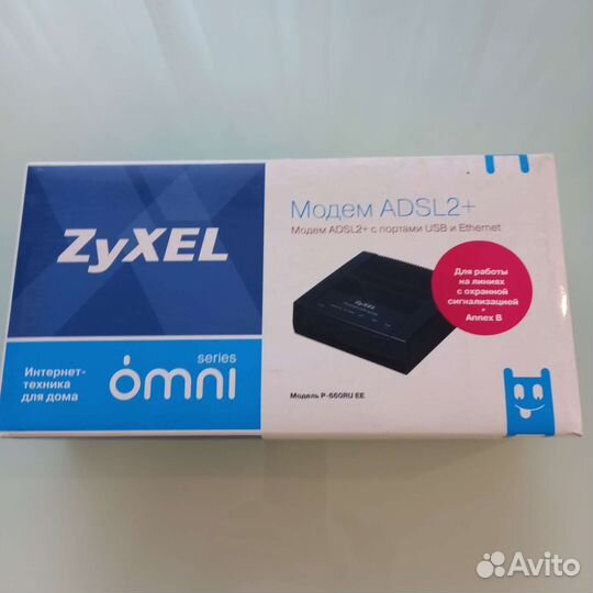 Модем zyxel adsl2+