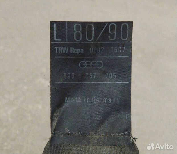 Ремень безопасности передний левый Audi 80 B3