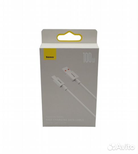 Кабель Baseus USB A type C 2 100w