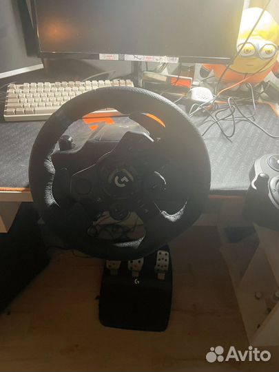 Игровой руль logitech g923 с кпп