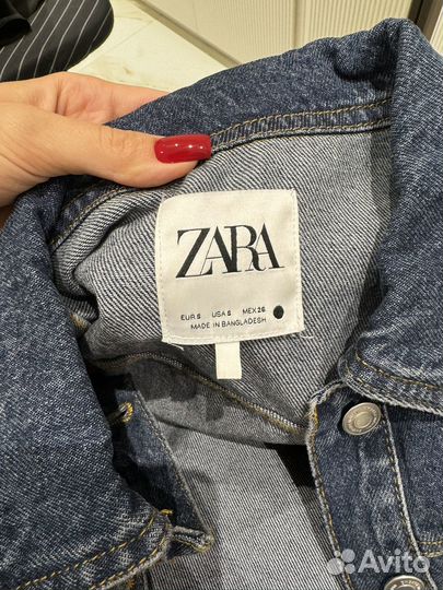 Джинсовое платье zara