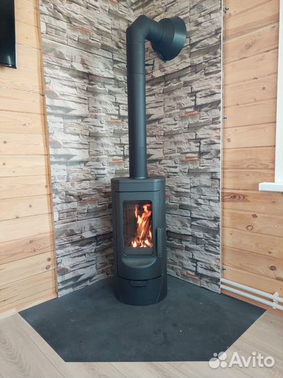 Монтаж печи-камина Plamen Tara