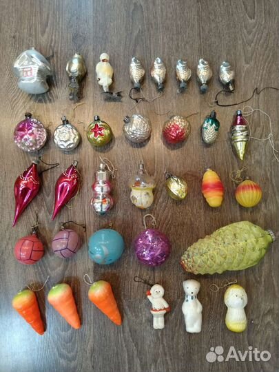 Игрушки новогодние СССР