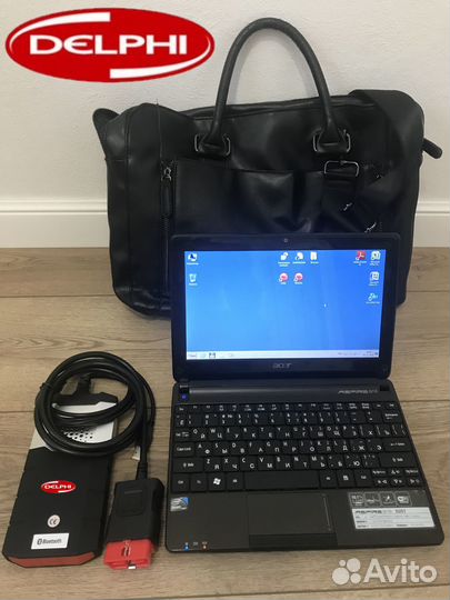 Диагностический сканер Delpfi (Делфи) + нетбук