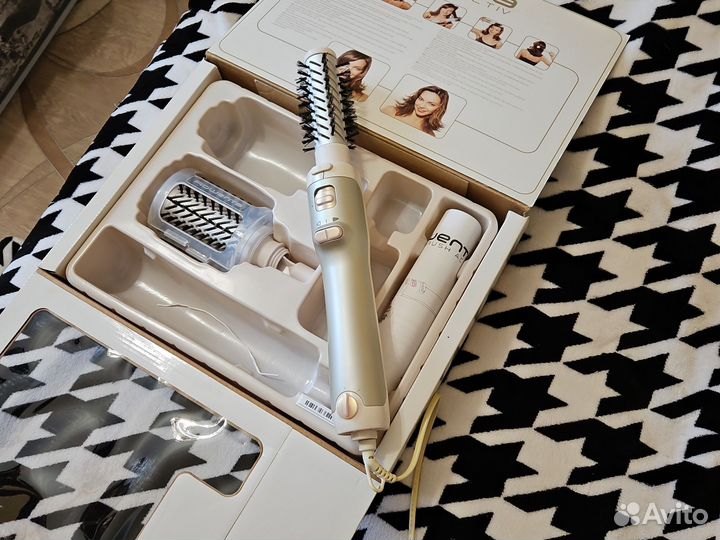 Фен щетка вращающаяся rowenta