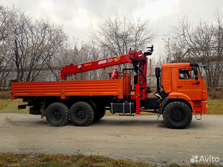 Бортовой грузовик КАМАЗ 43118-50 с КМУ УММ, 2025