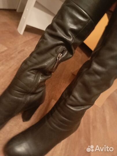 Сапоги женские зимние натуральная кожа 39 размер