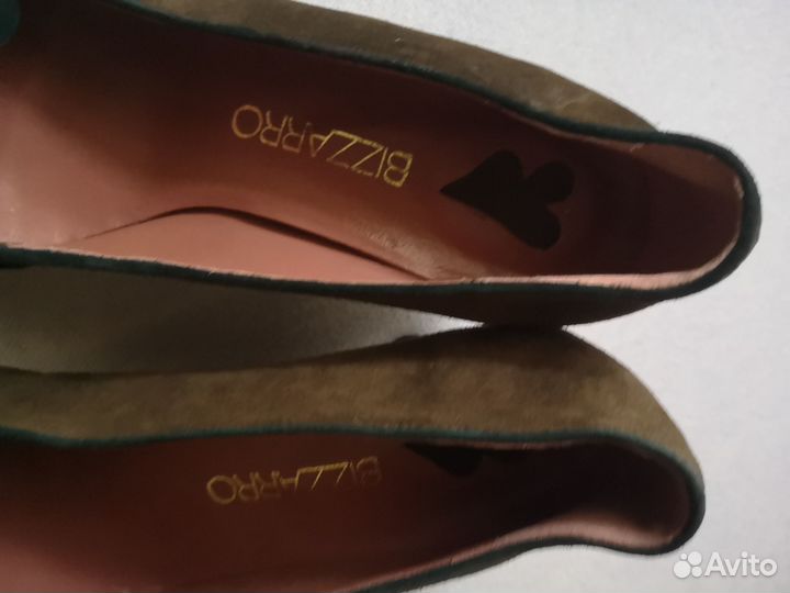 Туфли новые, замша, бохо