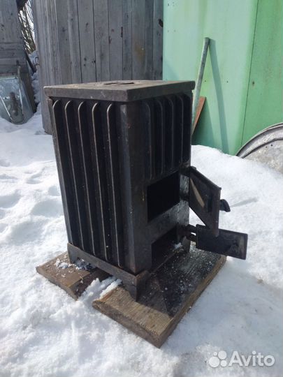 Печь буржуйка чугунная