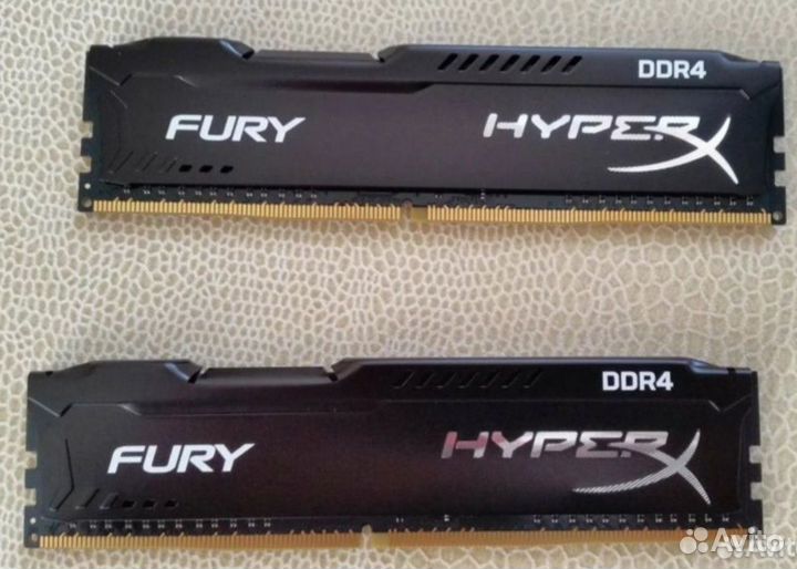 Оперативная память Kingston HyperX fury Black