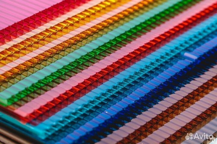 Поликарбонат 4мм (прозрачный и цветной)