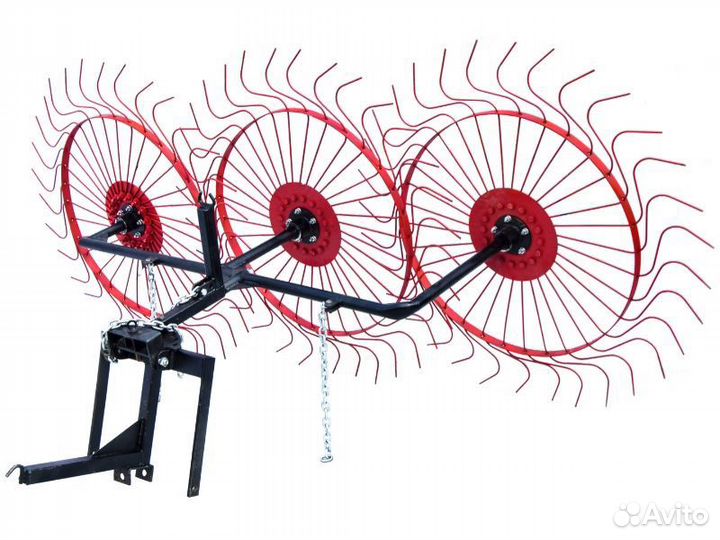 Грабли-ворошилка колесно-пальцевая для мотоблоков