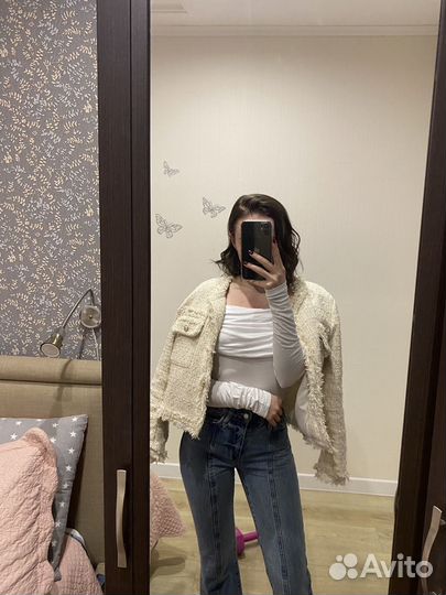 Лонгслив с открытыми плечами