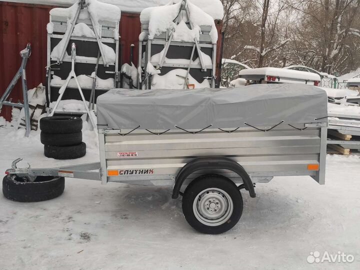 Прицеп Спутник Zn 2013/48 низкий тент