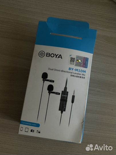 Микрофон петличный boya BY- M1DM