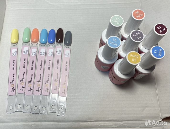 Гель лаки для педикюра (однофазники) Луи Филипп