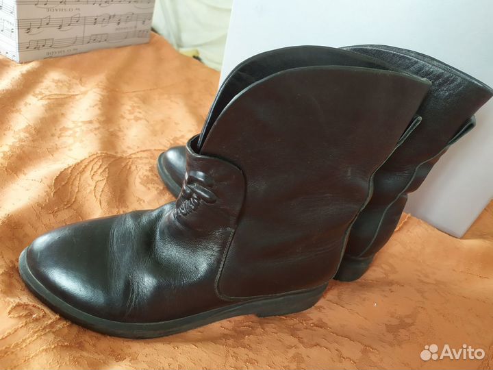 Полусапожки кожаные на девочку