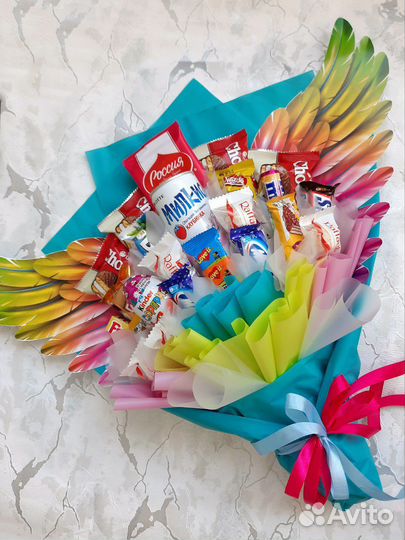 Съедобные букеты из конфет