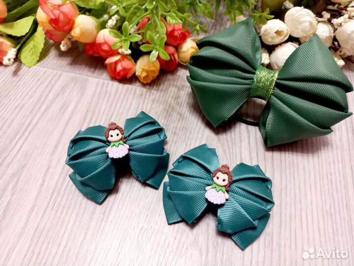 Бантики для девочек ручной работы