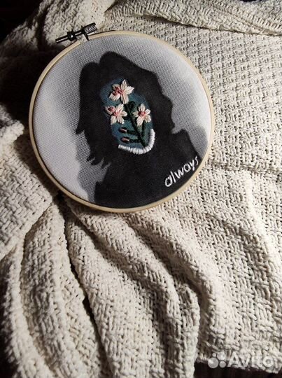 Вышивка Северус и Лили Гарри Поттер панно