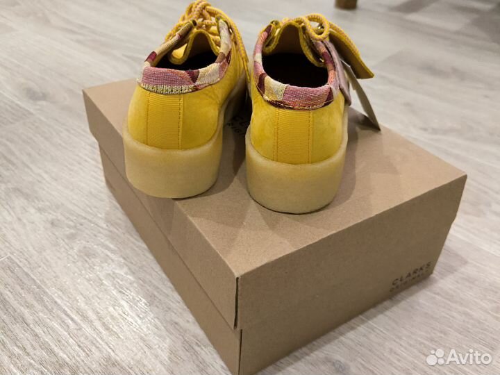 Мокасины Clarks Wallabee Cup Yellow Nubuck, 39