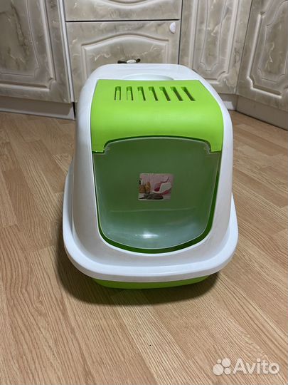 Кошачий туалет домик