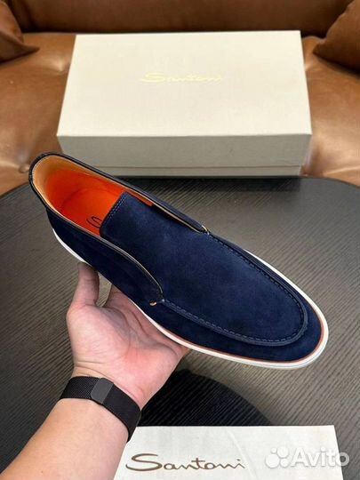 Лоферы осенние Santoni