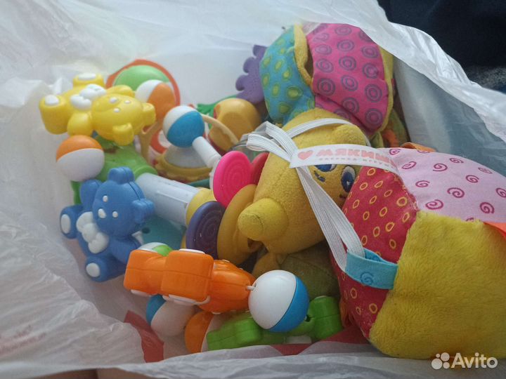 Погремушки, грызунки пакетом