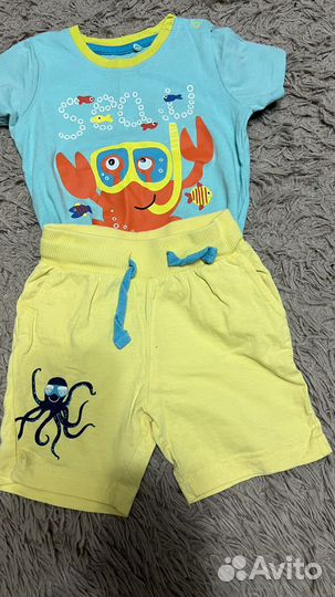 Детская одежда пакетом для мальчиков 74 80