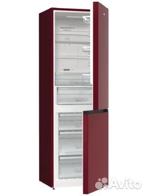 Холодильник Gorenje NRK 6192 AR4, бордовый