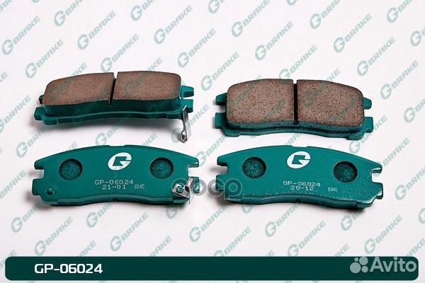 Колодки тормозные GP06024 gbrake