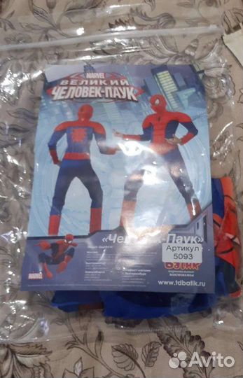 Карнавальный костюм человека паука 110 р