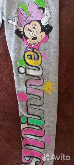 Костюм хлопковый:топ на шнуровке и лосины