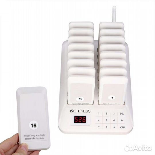 Пейджеры для ресторана быстрого питания 16шт