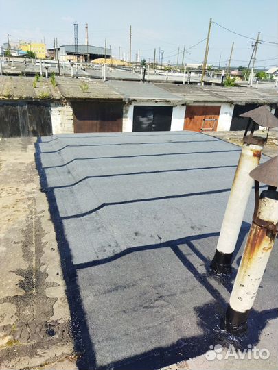 Ремонт мягкой кровли крыши гаража