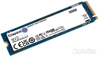 SSD накопитель Kingston NV2 SNV2S/500G 500гб, M.2