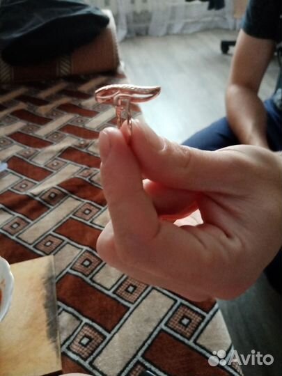 Кольцо бижутерия под золото